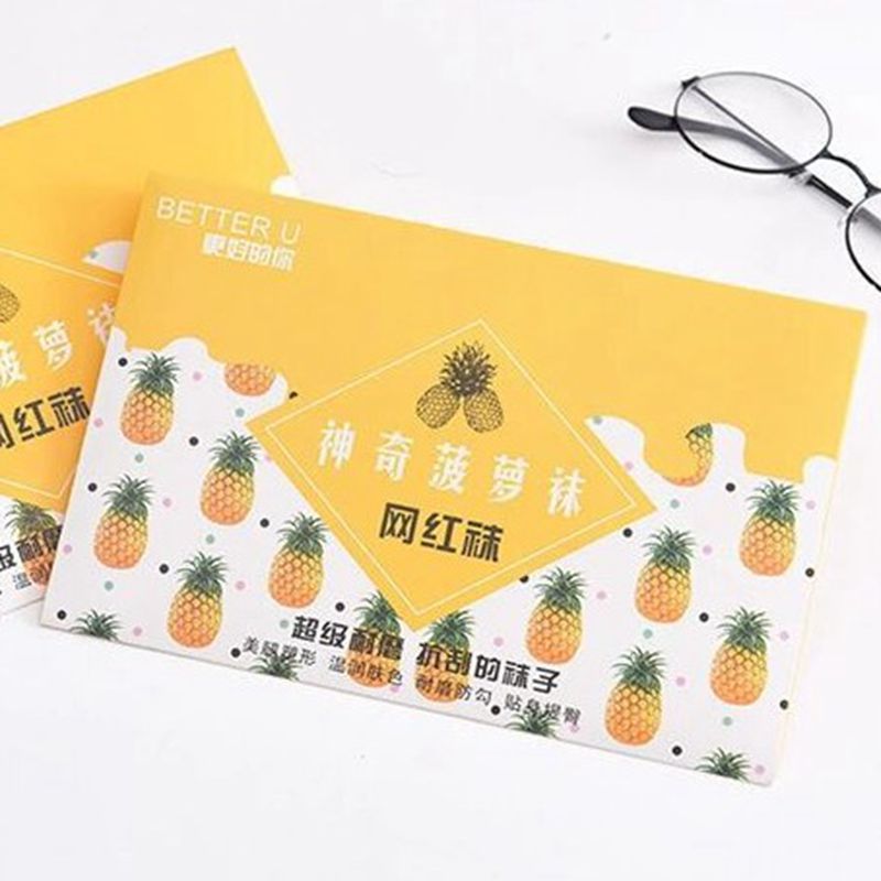 网红菠萝袜 天鹅绒任意剪超薄透明 防勾丝连裤袜丝袜批发